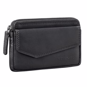 "Cruz" Llavero De Cuero Vintage Con Protección RFID Elegante
