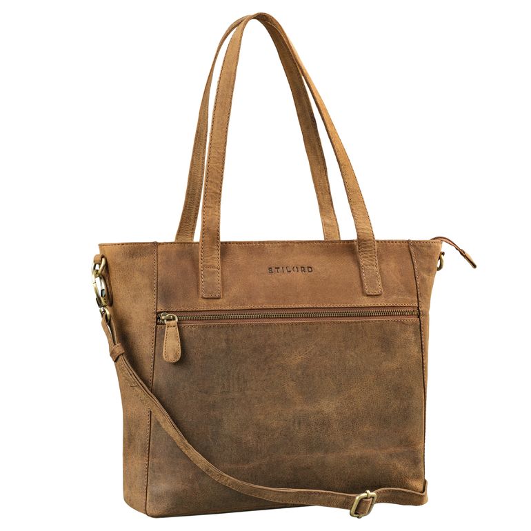 "Nicole" Única 3-en-1 Bolso Piel Mujer Shopper Bag