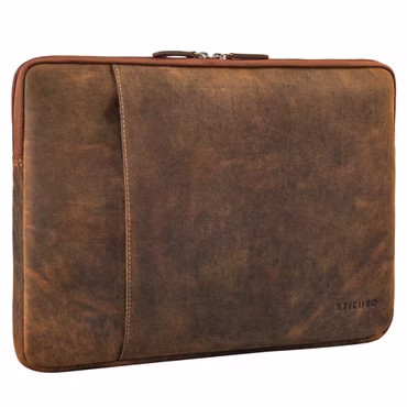 “Ino” Funda De Cuero Para Laptop 15.6" Maletín Laptop Delgado