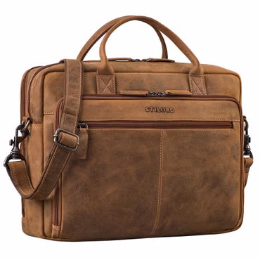 "Zenon" Maletín Cuero Portátil 15 6 A 16 Pulgadas Bolso Tipo Oficina "Zenon" Maletín Cuero Portátil 15 6 A 16 Pulgadas Bolso Tipo Oficina