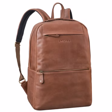 "Benedict" Mochila Cuero Hombre y Mujer Portatil 15 - 16 Pulgadas Mochila Negocios