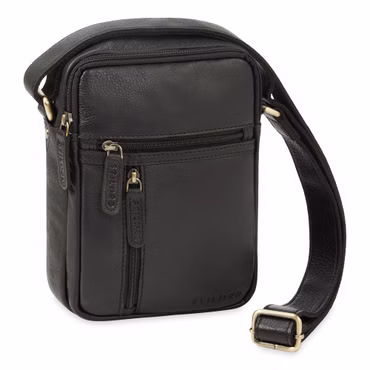 "Zelus" Bolsa Elegante de Cuero para Hombre Pequeña y Estilosa