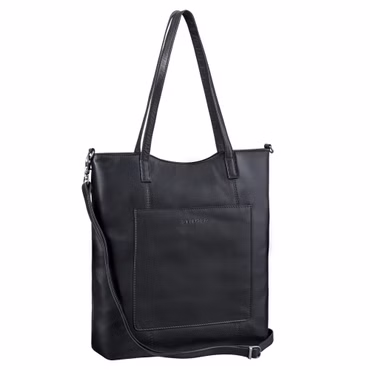"Trixie" Bolso Vintage de Cuero Mujer Grande Tipo Bandolera Shopper
