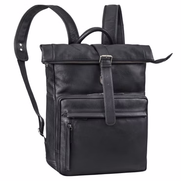 "Melvin" Mochila Rolltop Cuero para Hombres y Mujeres Grande Vintage