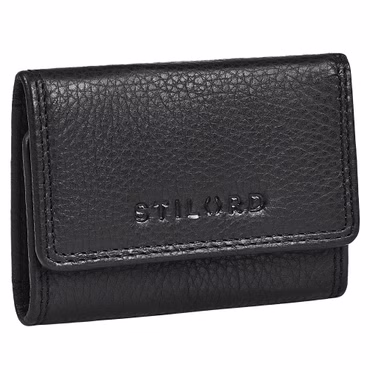 "London" Mini Cartera Cuero Mujer Hombre Monedero de Piel Pequeño