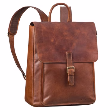 "Debbie" Vintage Mochila Piel Grande para Ordenador Portatil 15.6 Pulgadas