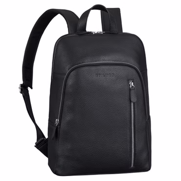 "Taron" Elegante Mochila Piel Genuino Tamaño Mediano para Portatil 13,3 Pulgadas