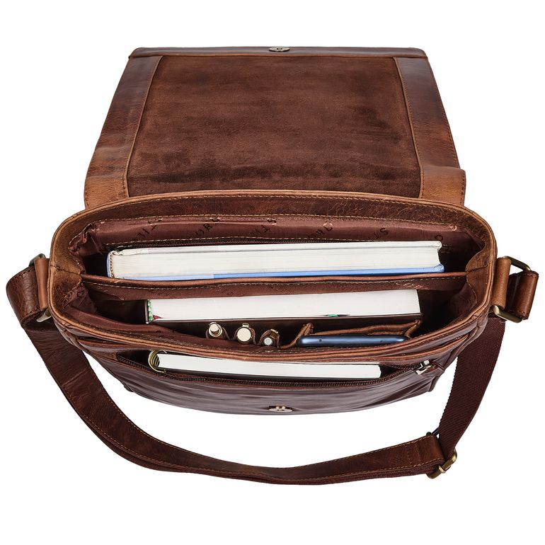 62€ | Bolso Bandolera De Piel Para Hombre J.L. Piel | ENVÍO GRATIS