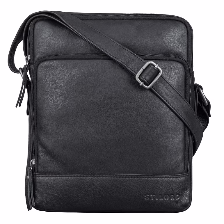 "Faro" Bandolera Vintage para Hombre Pequeña Bolso de Cuero Mensajero 11 Pulgadas