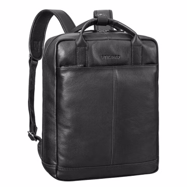 "Bobbie" Mochila de Cuero Hombre Mujer 2 en 1  Mochila Portátil 16 Pulgadas