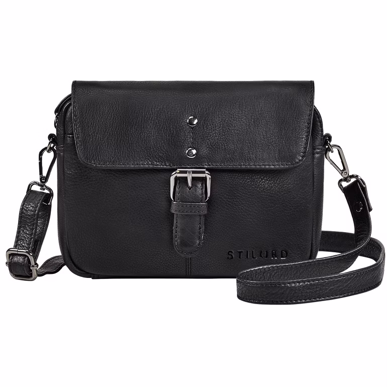 "Belle" Elegante Bolso Bandolera Mujer Pequeño Cuero Autentico