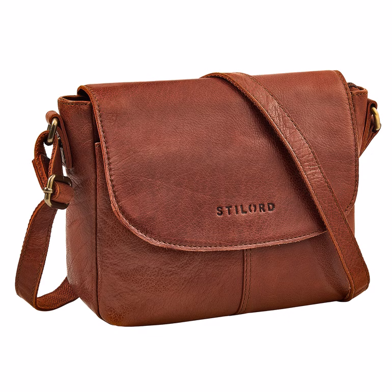 "Elowen" Moderno Bolso Bandolera de Piel Auténtica para Mujeres