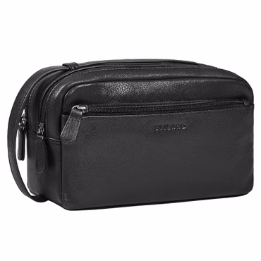 "Bran" Cartera de Mano Grande para Hombre en Cuero Vintage Genuino