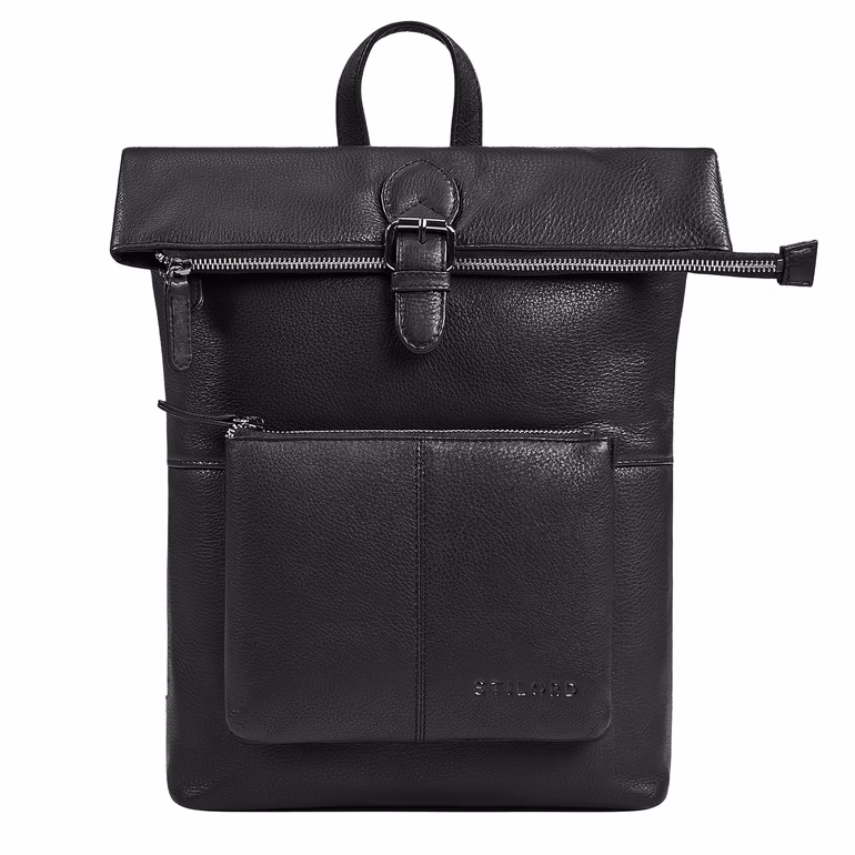 "Niagara" Mochila Rolltop Cuero 