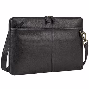 "Graham" Bolso Ordenador Portátil Piel 15.6 Pulgadas con Correa Ajustable