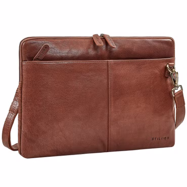 "Graham" Bolso Ordenador Portátil Piel 15.6 Pulgadas con Correa Ajustable "Graham" Bolso Ordenador Portátil Piel 15.6 Pulgadas con Correa Ajustable