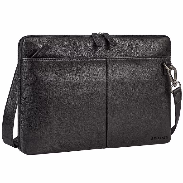 "Graham" Bolso Ordenador Portátil Piel 15.6 Pulgadas con Correa Ajustable
