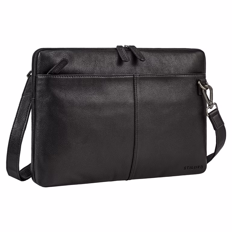 "Graham" Bolso Ordenador Portátil Piel 15.6 Pulgadas con Correa Ajustable