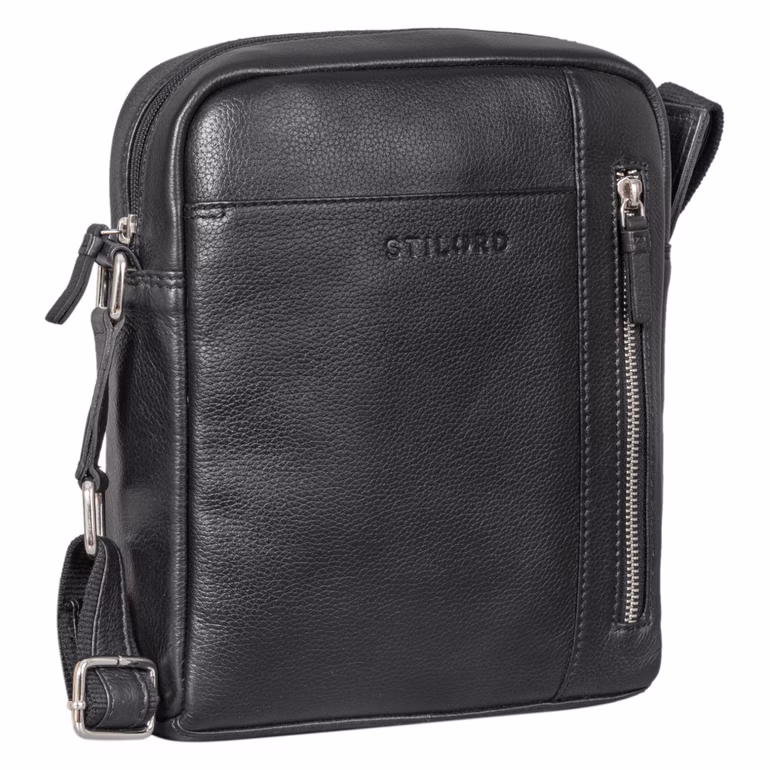 "Memphis" Bolso de Cuero para Hombre Pequeño Estilo Bandolera