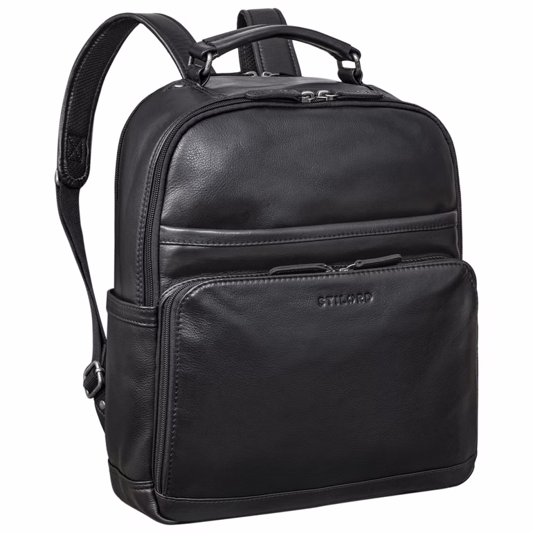 "Pasadena" Mochila Portátil Cuero Hombre 14 Pulgadas