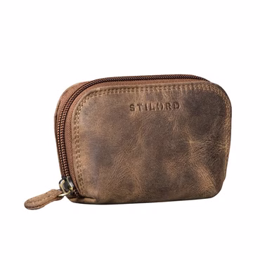 "Junis" Cartera Llavero RFID de Cuero con Monedero y Caja de Regalo "Junis" Cartera Llavero RFID de Cuero con Monedero y Caja de Regalo