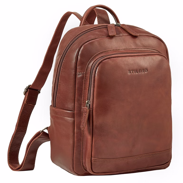 "Clarissa" Mochila Cuero Para Mujer Mediana Para Tablet 13 Pulgadas "Clarissa" Mochila Cuero Para Mujer Mediana Para Tablet 13 Pulgadas