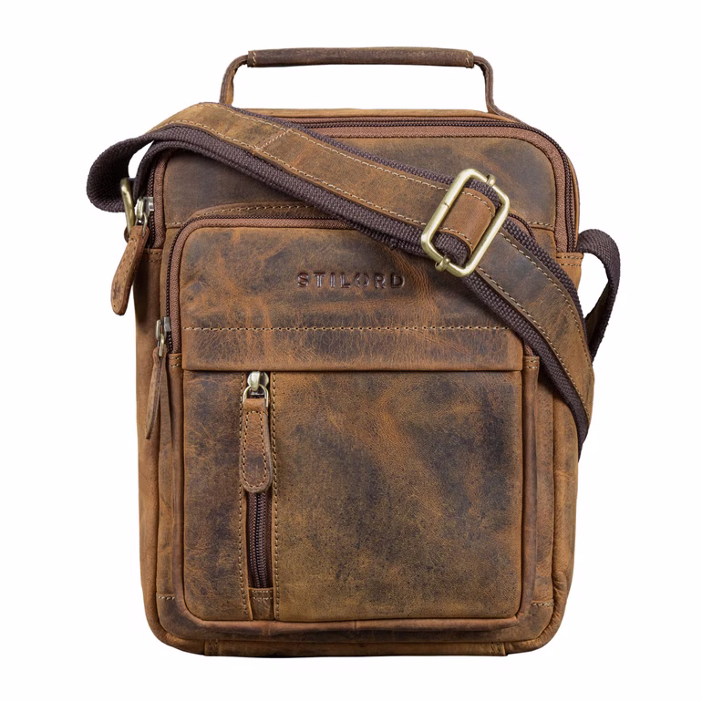 "Ruben" Bolso Hombre Cuero Vintage 10.9 Pulgadas