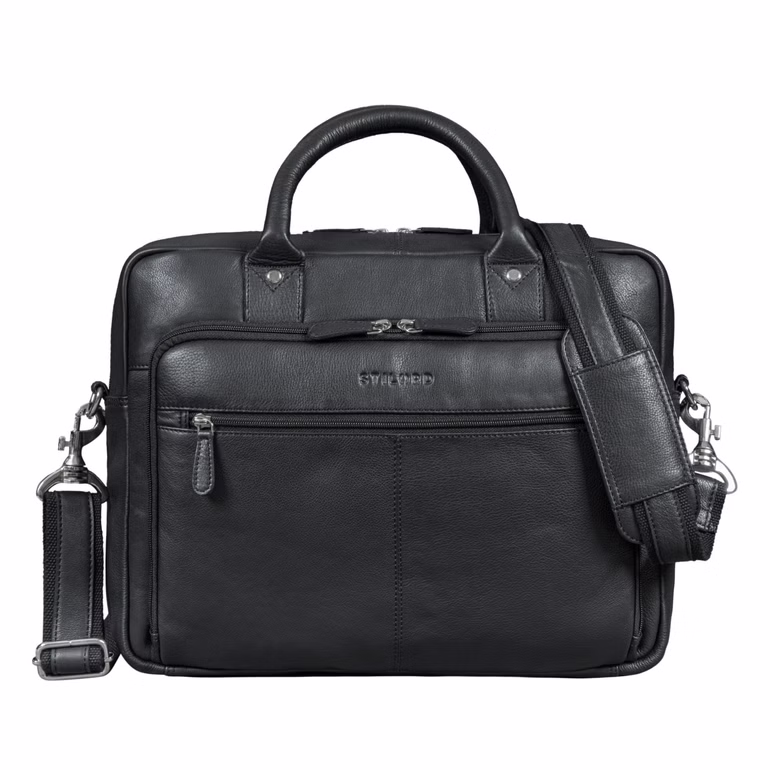 "Jerome" Maletín Portátil Cuero Autentico 15,6 Pulgadas "Jerome" Maletín Portátil Cuero Autentico 15,6 Pulgadas