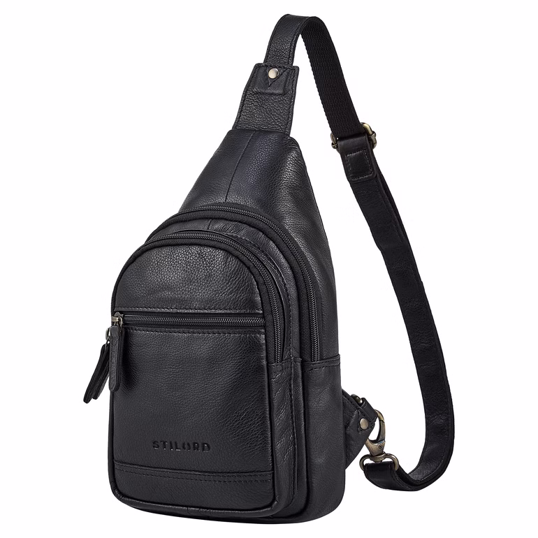 "Torino" Estilo Bolso Pecho Hombre Piel Crossbody Bag para Tablet de 8,3 Pulgadas