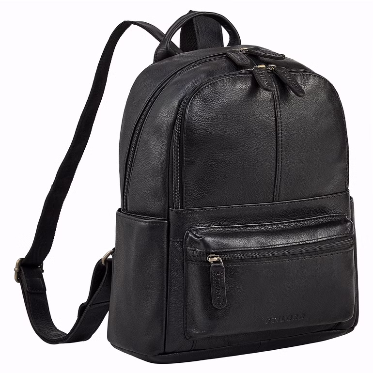 "Marcella" Moderno Mochila Piel Mujer Pequeño 13 Pulgadas "Marcella" Moderno Mochila Piel Mujer Pequeño 13 Pulgadas