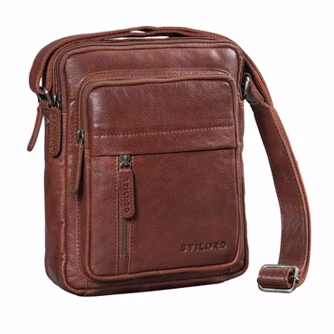 "Ivano" Bolso Pequeño Cuero Para Hombre Para Tablet De 10,9 Pulgadas "Ivano" Bolso Pequeño Cuero Para Hombre Para Tablet De 10,9 Pulgadas