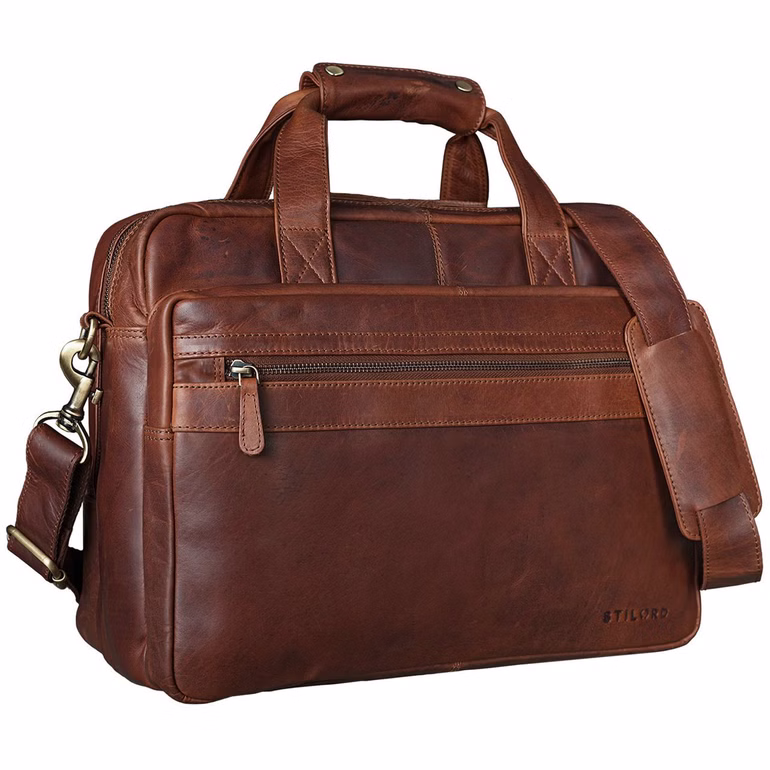 "Adventure" Bolso de piel para portátil de 14"