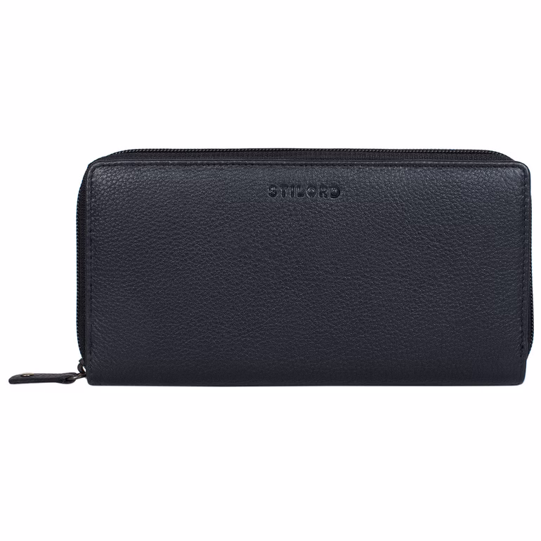 "Dana" Cartera Mujer Larga Cuero Vintage Con Bloqueo RFID Y NFC