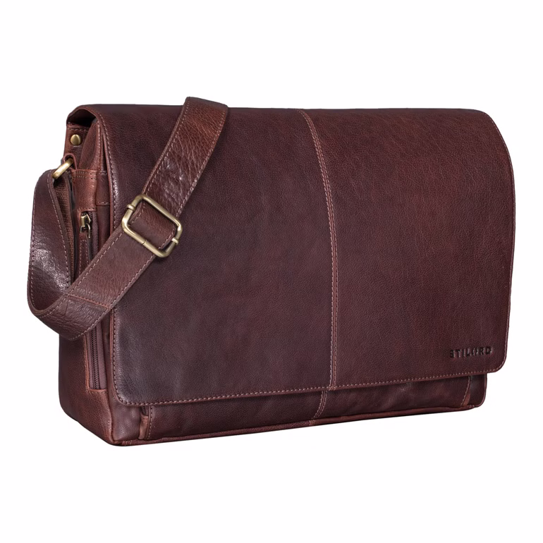 "Alex" Bolso Vintage De Cuero Unisex Para Negocios Hombres Y Mujeres