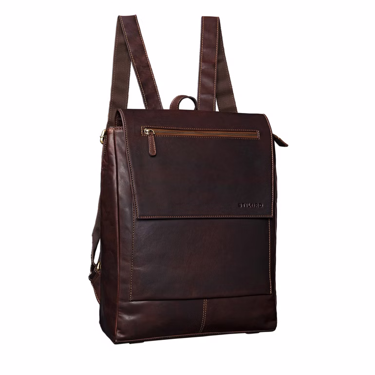 "Maurice" Mochila piel vintage hombres