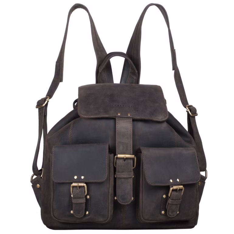 "Larissa" Mochila para mujer de genuina piel vintage