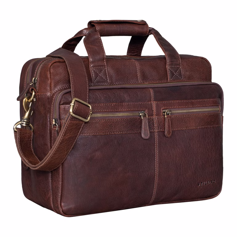 "Explorer" Bolsa De Cuero Para Profesores Hombre Y Mujer Maletín
