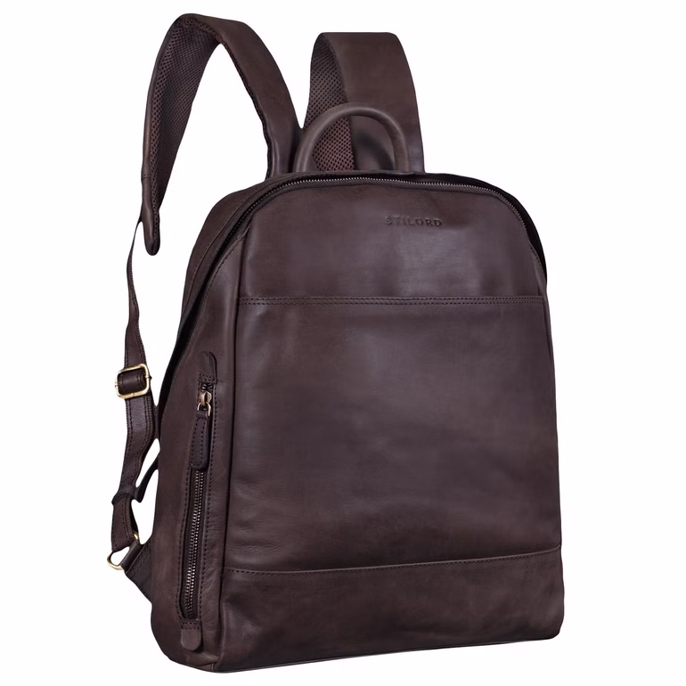 "Marco" Mochila piel vintage grande