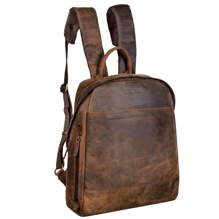 "Marco" Mochila piel vintage grande