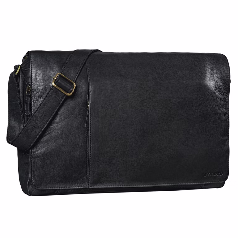 "Maximus" Bolso De Cuero XXL Hombre Grande Vintage Para Universidad