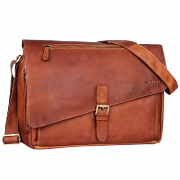 "Merlin" Bolsa Vintage De Cuero Para Mujeres Y Hombres Maletín