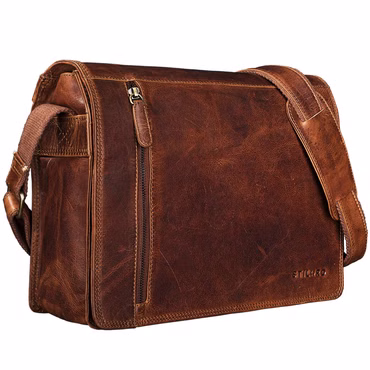 "Noah"  Bolso mensajero cuero hombre y mujer