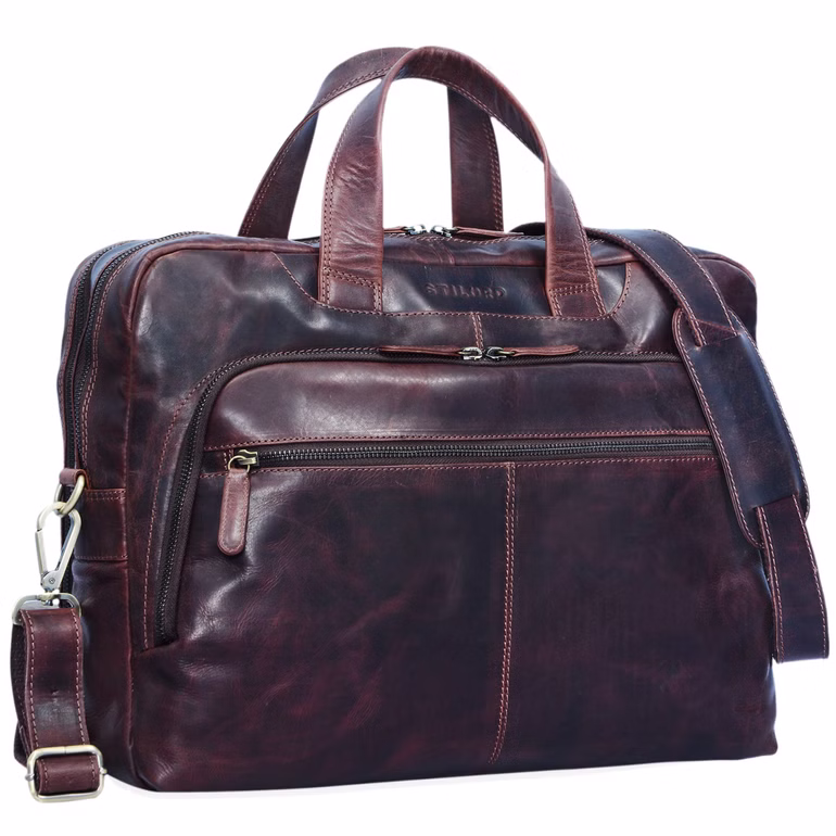 "Lias" Bolso De Cuero Para Hombre Elegante Para La Próxima Reunión