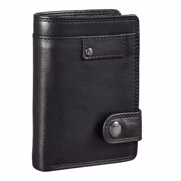 "Milo" Billetera Cuero Vintage Hombre Vertical Con Broche