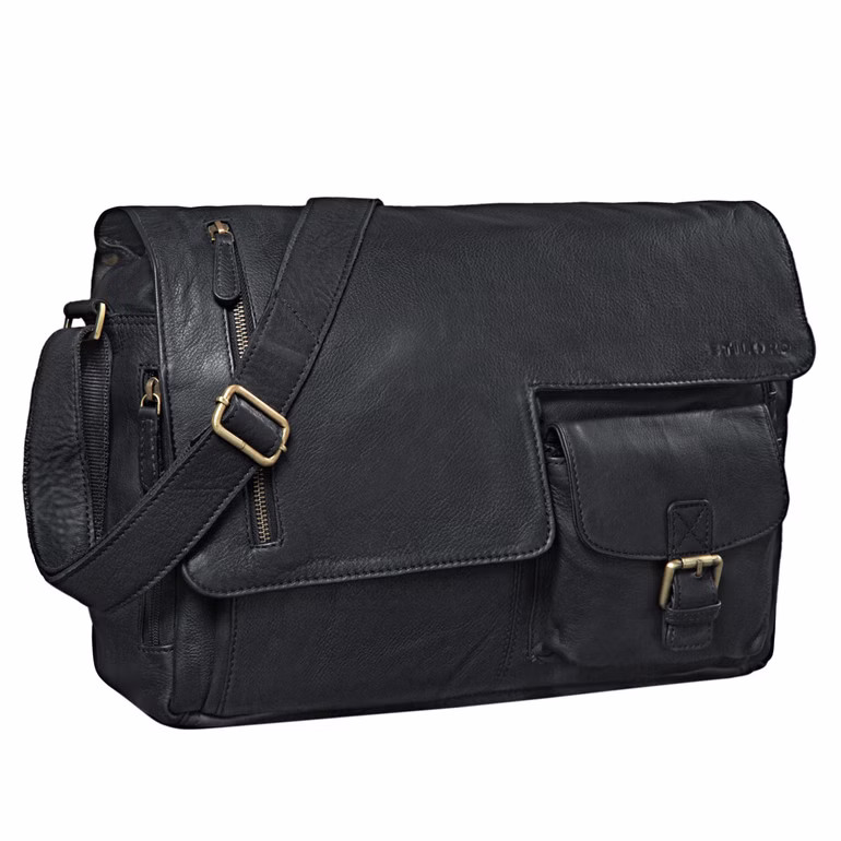 "Mika" Bolso mensajero piel vintage