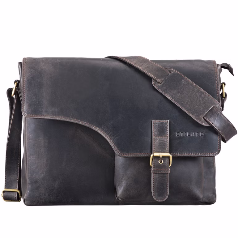 "Valerian" Bolsa De Cuero Para Hombre Messenger Business Universidad