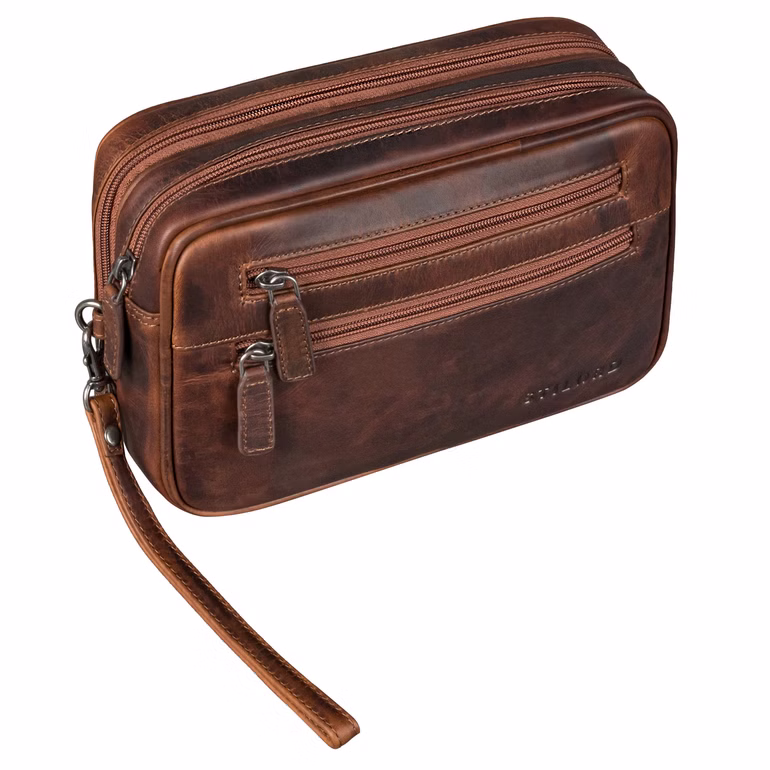 “Nero” Cartera De Mano Para Hombre Cuero Doble Compartimento Vintage “Nero” Cartera De Mano Para Hombre Cuero Doble Compartimento Vintage