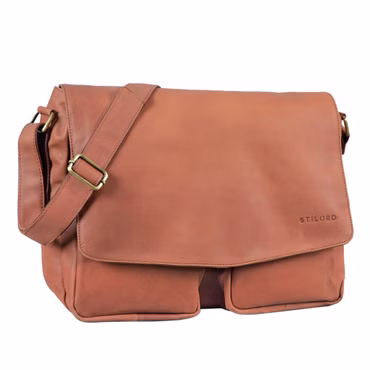 "Leonardo" Bolso Bandolera Cuero Hombre Vintage Grande Business "Leonardo" Bolso Bandolera Cuero Hombre Vintage Grande Business