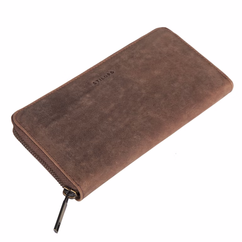 "Emma" Cartera Mujer Cuero Protección RFID Monedero Elegante