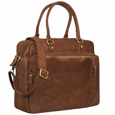 "Amilia" Bolso de negocios de cuero vintage "Amilia" Bolso de negocios de cuero vintage